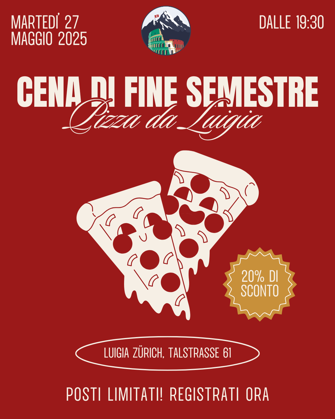 Cena di fine semestre 2025